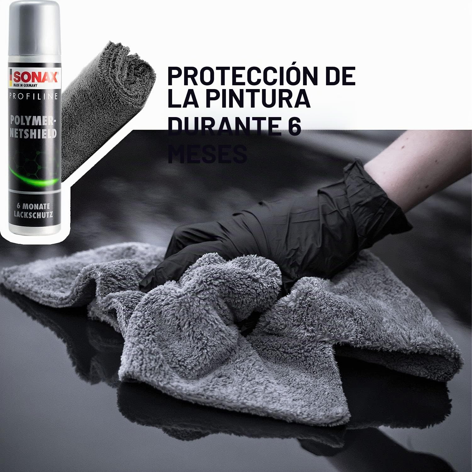detailmate Juego de abrillantador de coche Menzerna de 250 ml + almohadillas para freaks Garage + ValetPRO Clay Rider 500 ml + pasta de limpieza + accesorios
