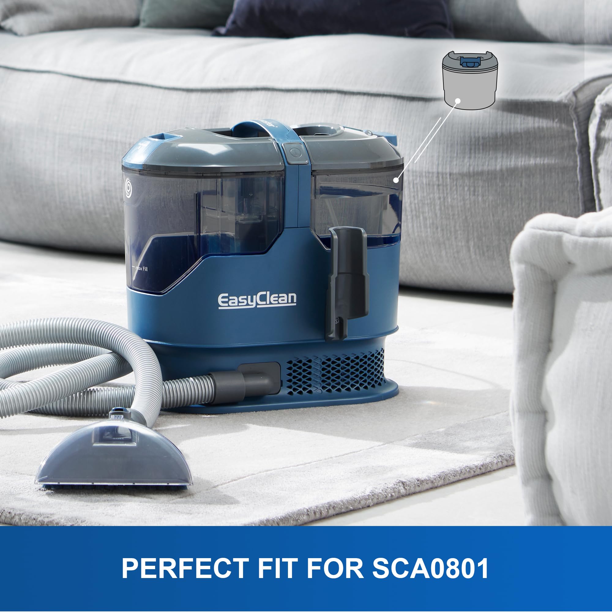 Vacmaster 952870 serbatoio dell’acqua pulita di ricambio per pulitore portatile per macchie EasyClean, compatibile con il modello SCA0801