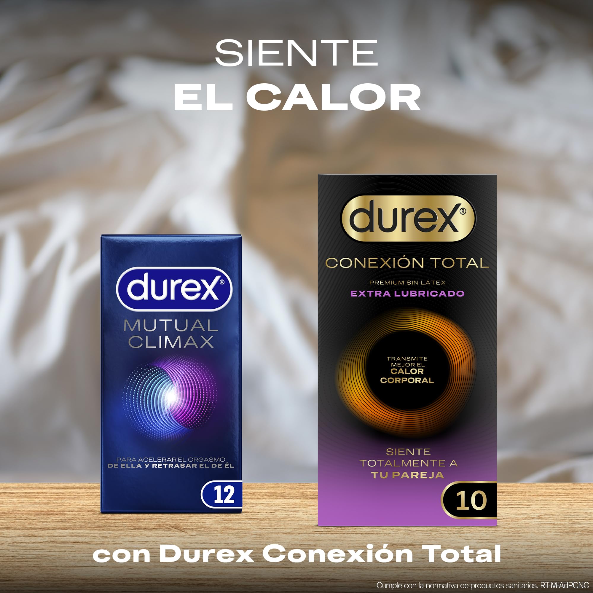 Durex Mutual Clímax Preservativos Con Puntos Y Estrías Para Ella Y Efecto Retardante Eyaculación para Él - 6x12 condones