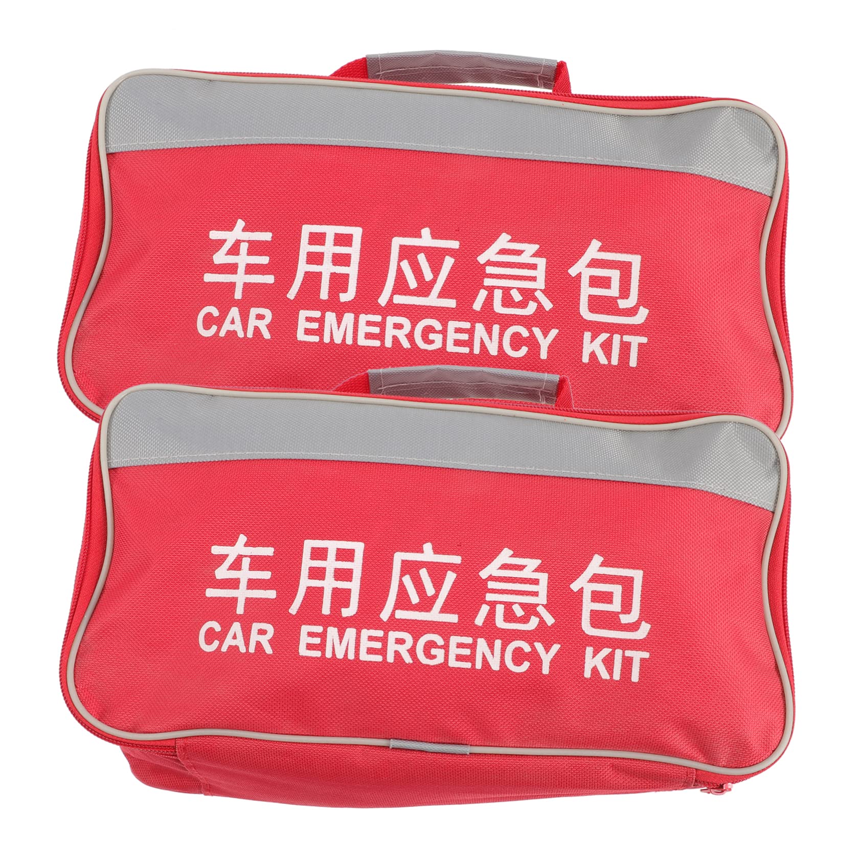 KOMBIUDA 2pcs Portable Nursing Bag Lightweight First Aid Pouch for Camping Hiking Multi-Pocket Emergency Medicine Storage Convenient Zipper Design for Easy Access Cloth Material