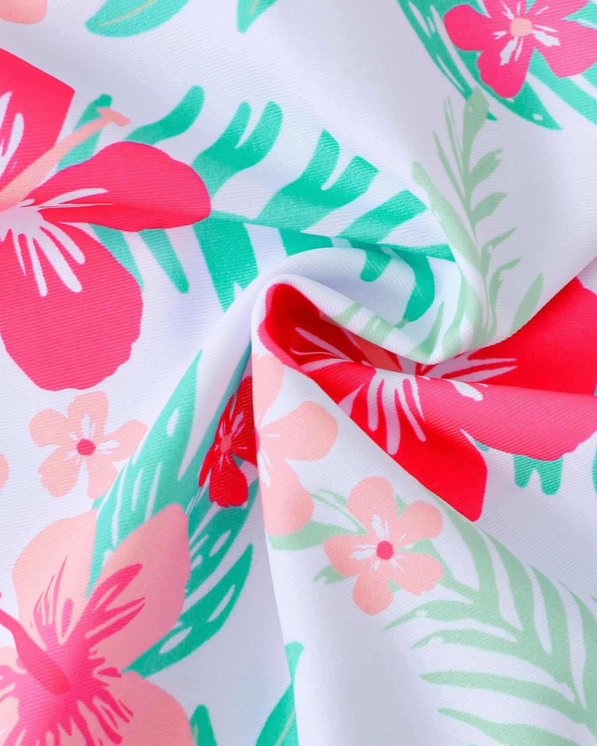 Girls Tankini Swimsuit 2-Piece Beach Sport Bathing Suit Set Hawaiian Swimwear for 5-12Years - Image 2