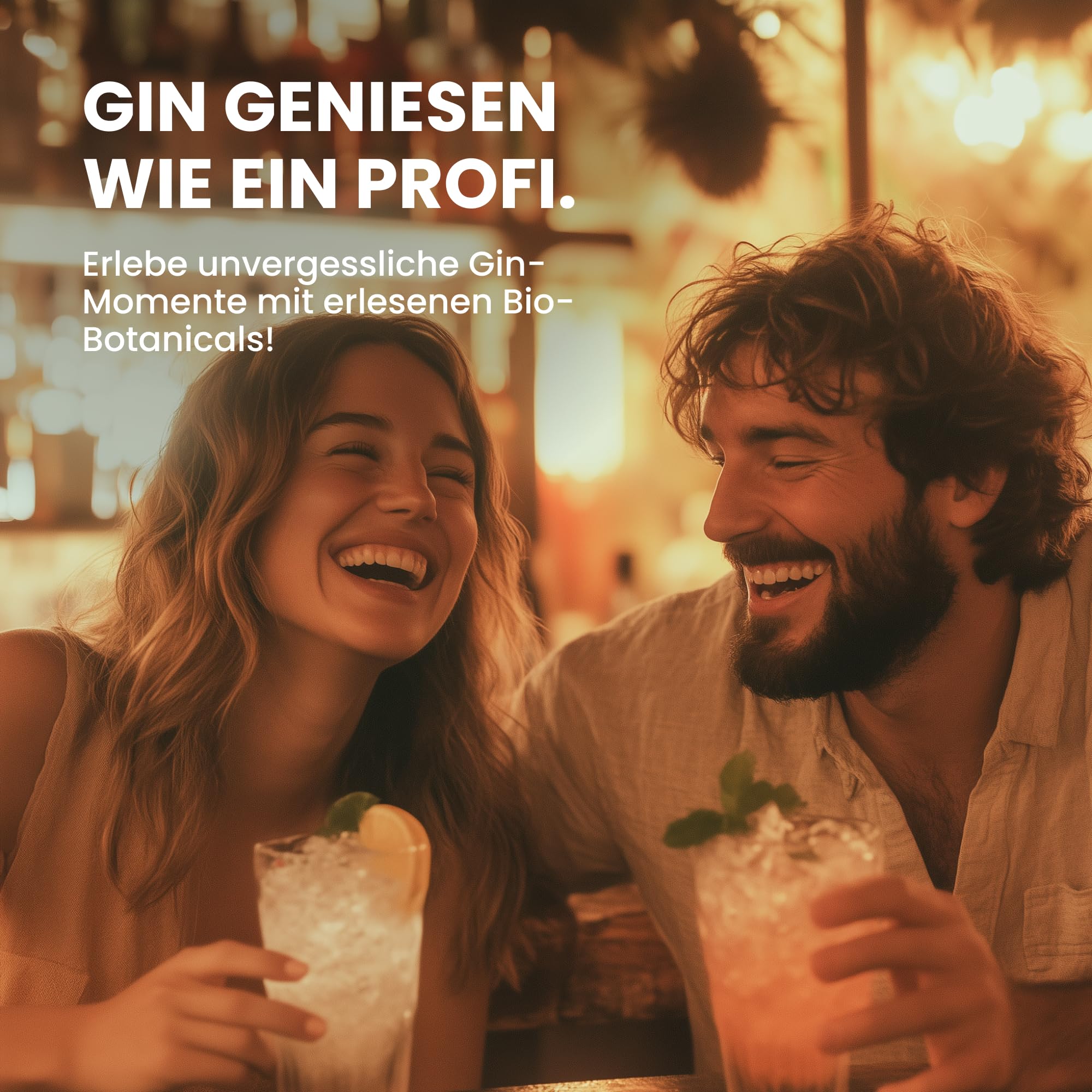 UMBRELLA Set regalo Gin Botanicals – 6 spezie di gin premium di qualità biologica con ricette, confezione regalo fai da te con additivi di gin di alta qualità per intenditori e appassionati di gin