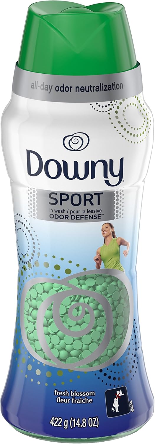 Downy Sport in-Wash Scent Booster Beads, Fresh Blossom, 14.8 Ounce