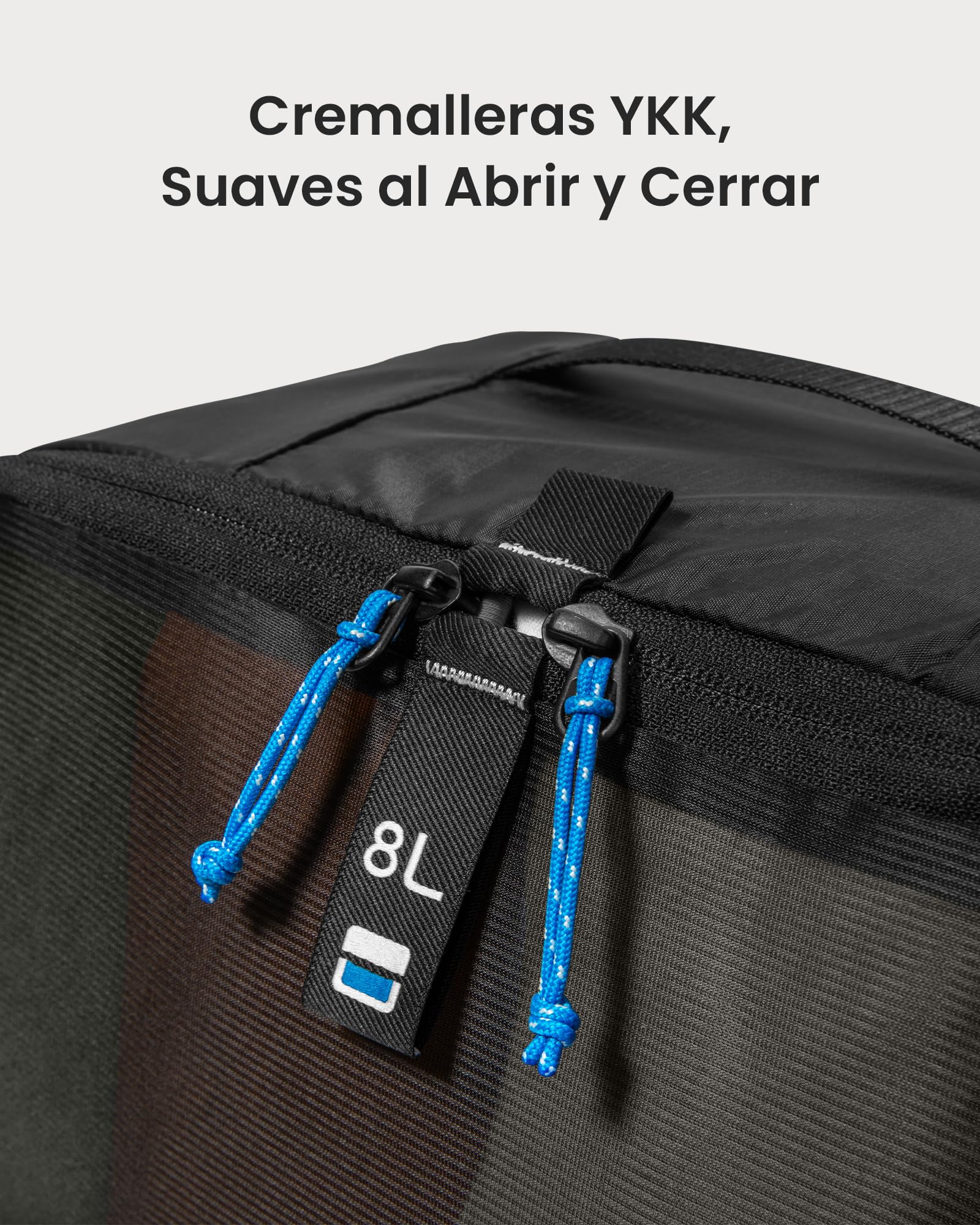 tomtoc Organizador de Maleta Viaje 3 Piezas, Packing Cubes Expandibles con Compresión, Bolsas de Viaje Resistentes a Olores, Organizadores de Equipaje Travel Accesorios Ligeros para Mochila y Maleta
