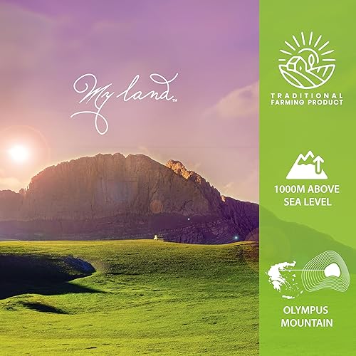 Miniatura 2 de My Land Orégano griego orgánico recogido a mano del monte Olimpo hojas tradicionalmente secas y cortadas libres de tallos o cuerdas empaquetado en