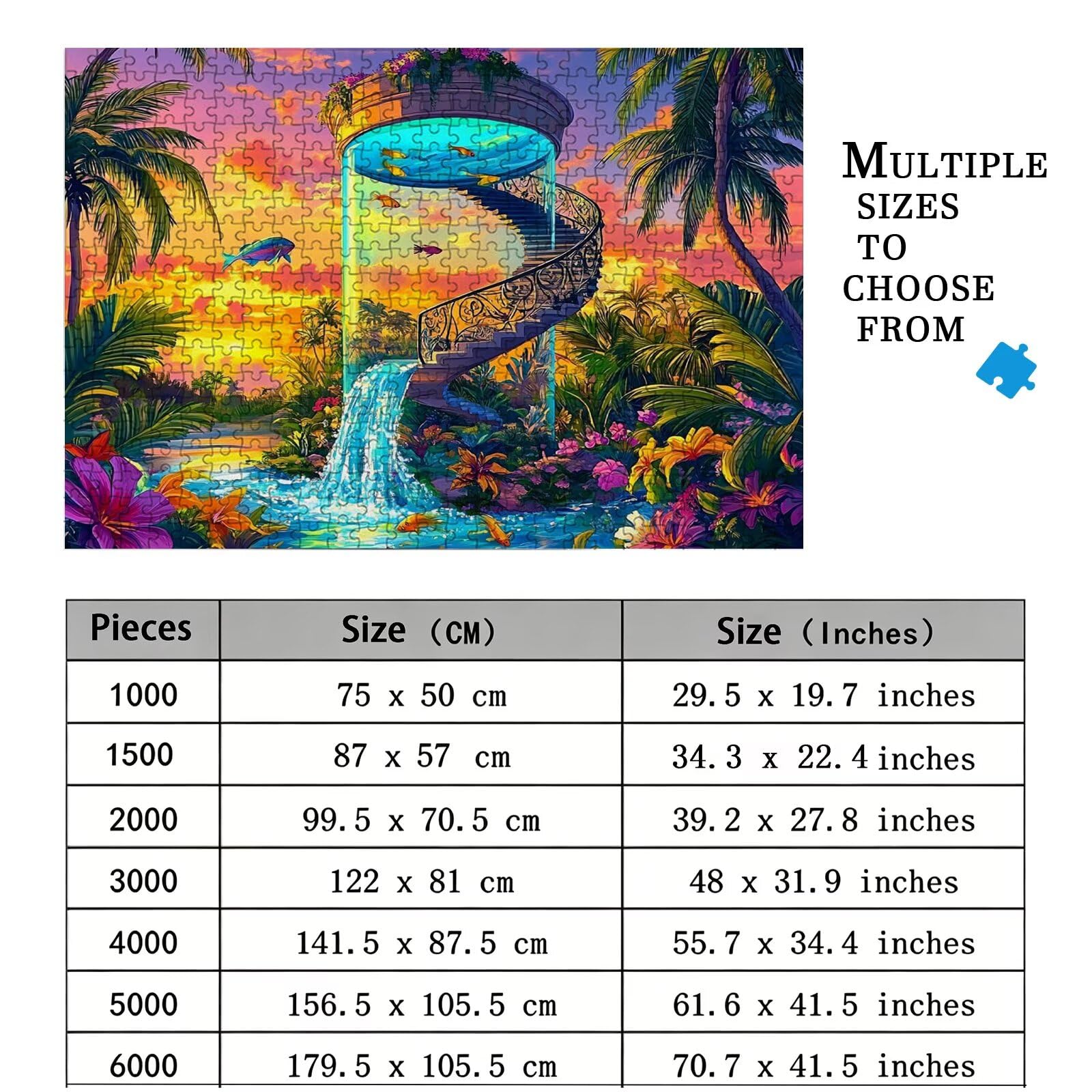 Puzzle krajobraz puzzle 1500 sztuk, puzzle dla dorosłych, drewniane puzzle sen, gigantyczne niemożliwe układanki dla całej rodziny 87xx57 cm, kreatywne puzzle dla dorosłych klasyczny styl