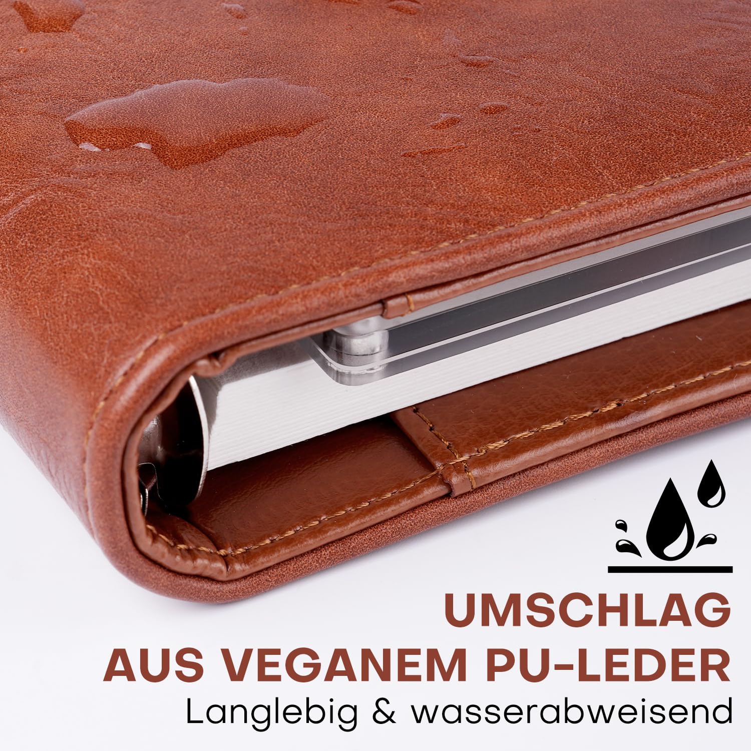 Reise Aquarellfarben Skizzenbuch Set - 36 Premium Wasserfarbenset mit Doppelspitze Reisepinsel und 100% Baumwollepapier, PU-Ledereinband | Perfektes für Künstler, Hobbymaler und Malerei-Liebhaber