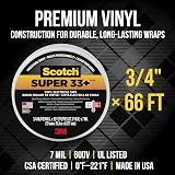Scotch Super 33+ Vinyl Electrical Tape, 0.75 in x 12.5 yd – view 9