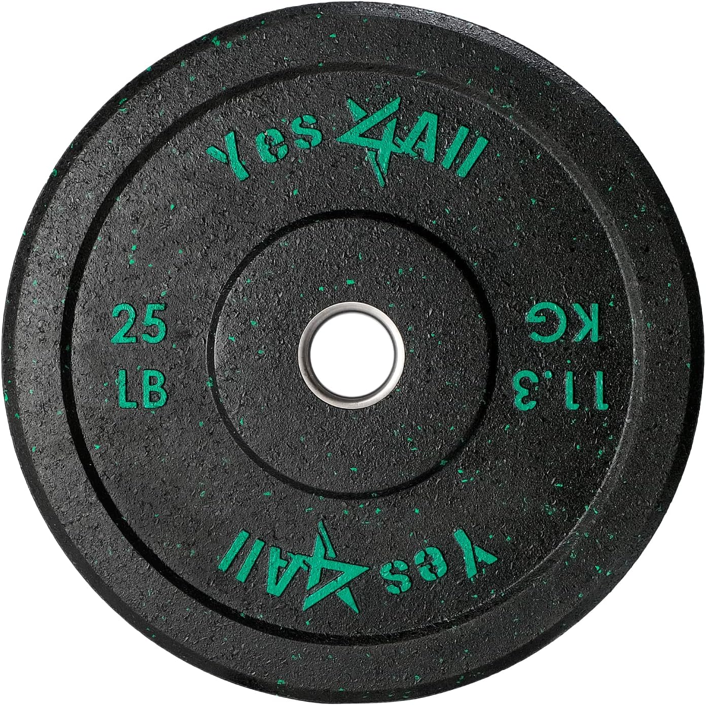 Yes4All 2 Bumper Plate, 10-190 LB Olympic Rubber Weight Plate with Steel Hub for WeightLifting, Strength Training, Home Gym, Less Impact, Absorb Bounce Shock, Multiple Options Yes4All 2 Bumper Plate, 10-190 LB Olympic Rubber Weight Plate with Steel Hub for WeightLifting, Strength Training, Home Gym, Less Impact, Absorb Bounce Shock, Multiple Options