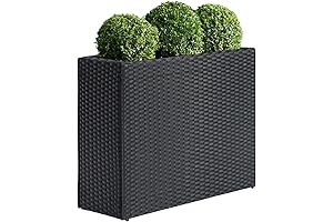 SUNNYPARK Tall Rectangular Planter: Elevate Your Greenery with Style