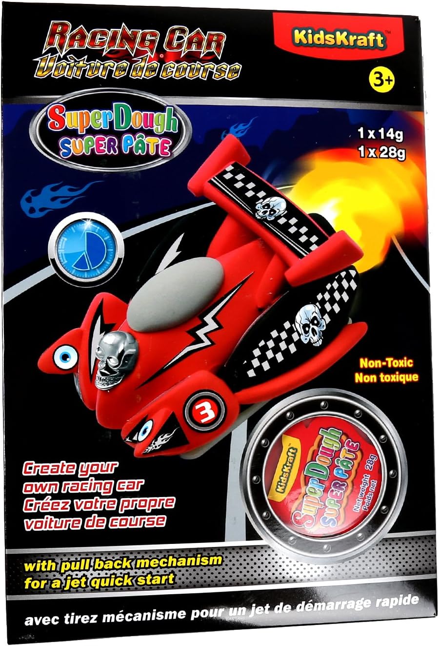 Time 4 Crafts Jet Fighter Super Dough, Red, 6 x 8.75 x 2 inches