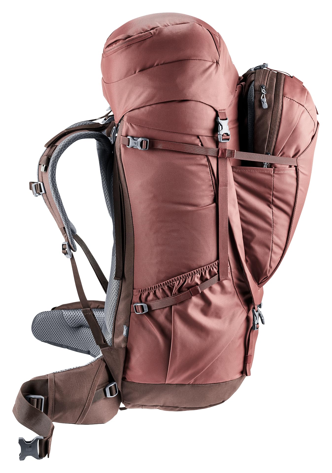 Deuter Kobiety Voyager Plecak, Czerwony, 60+10 l