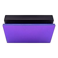 Vista 7 de eXtremeRate Custom Chameleon Glossy Faceplate for Nintendo Switch Dock, Purple Blue DIY Replacement Housing Shell for Nintendo Switch Dock - Dock
