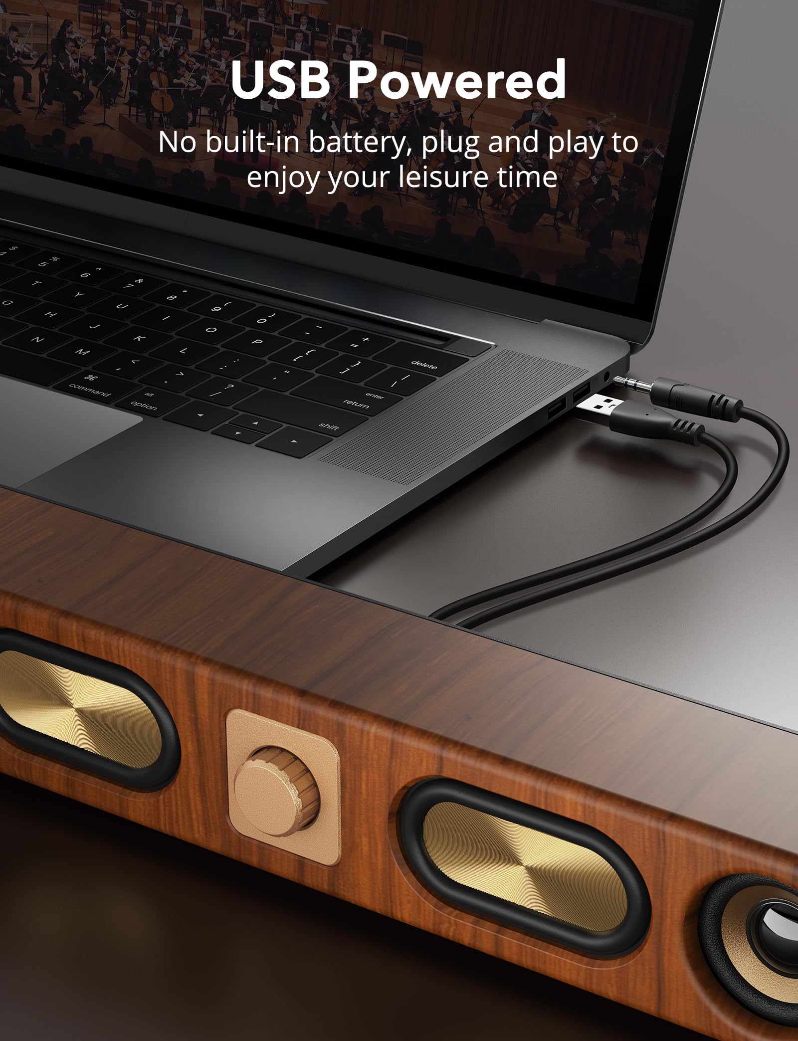 Amazon.co.jp: Uoudio コンピューターPCスピーカー デスクトップ用