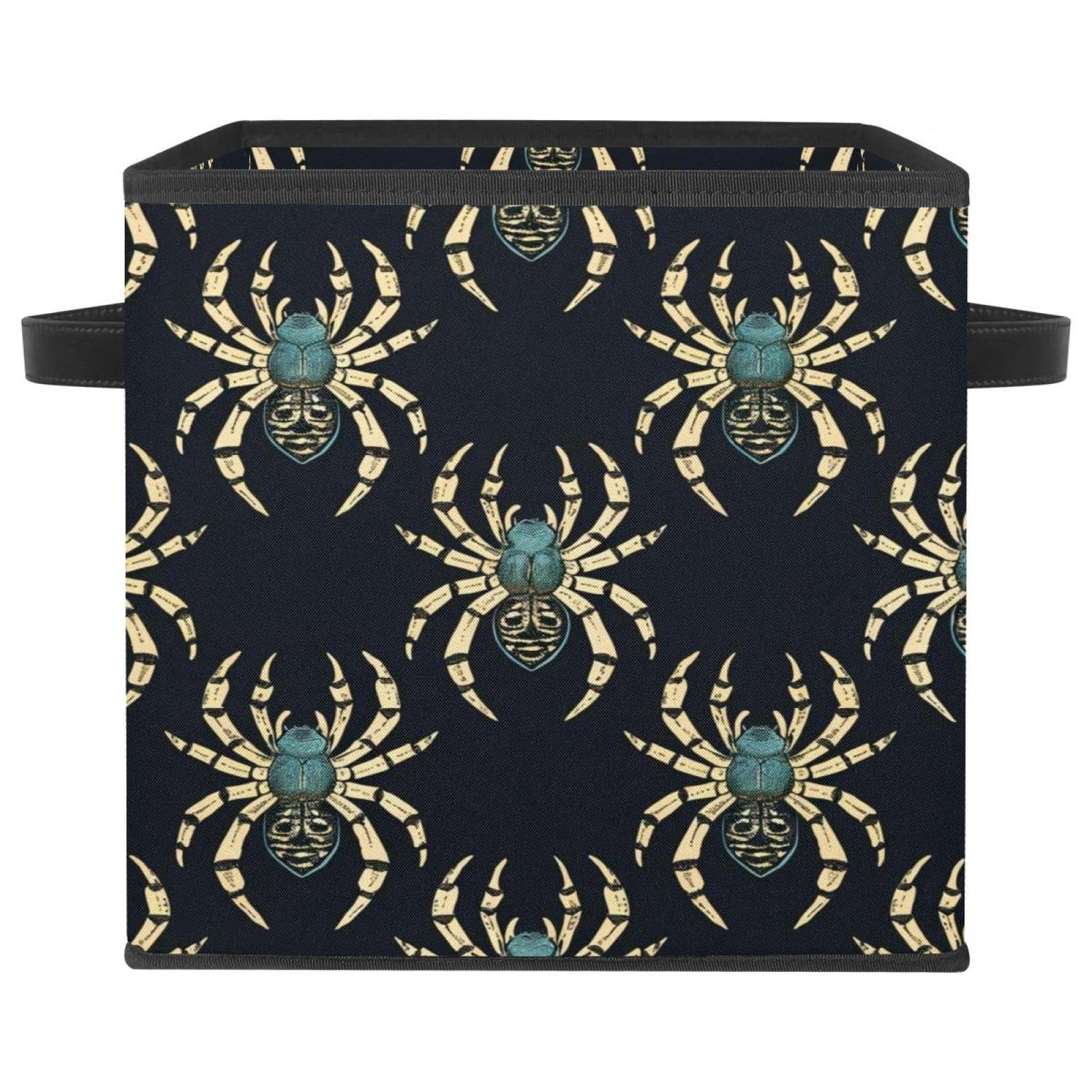 Panier de rangement araignée pour organiser les étagères du salon