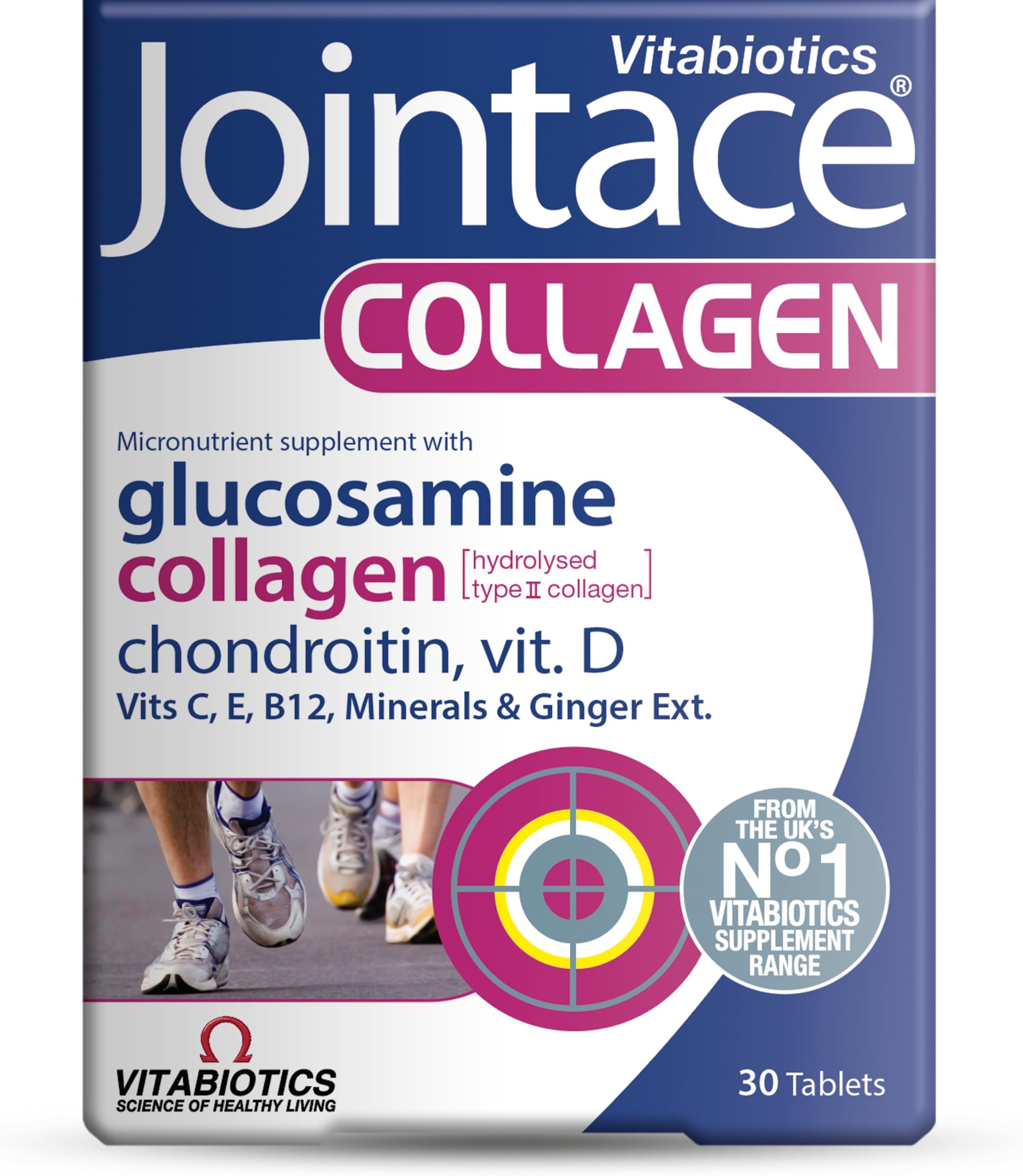 Collagen - Advanced Joints & Cartilage Support - Includes Collagen, Glucosamine & Chondroitin & Ginger