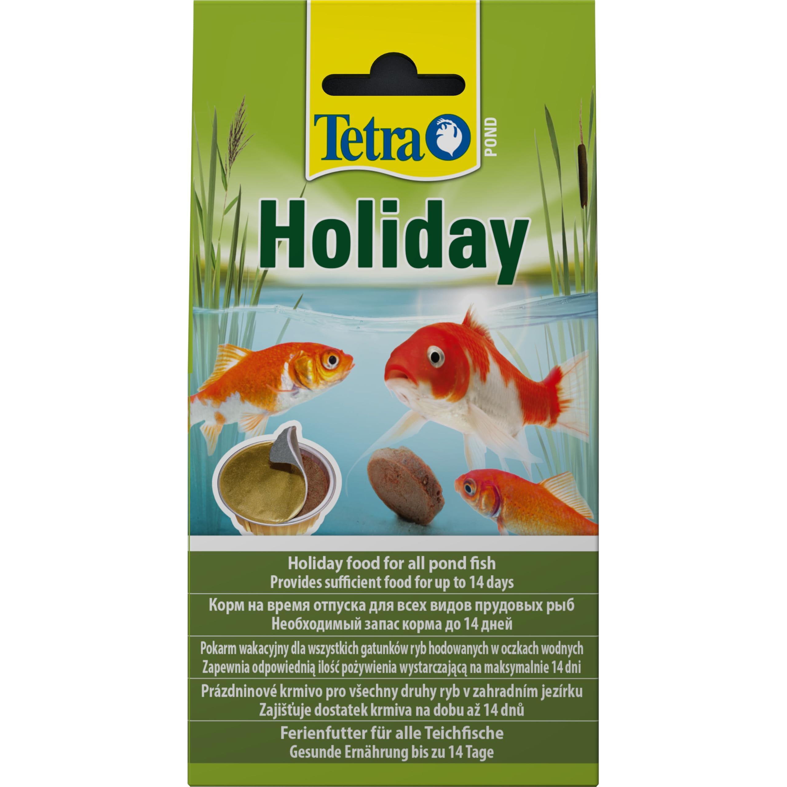 Tetra Holiday Pond Fish Food - 73g - Feed your fish for up to 14 day