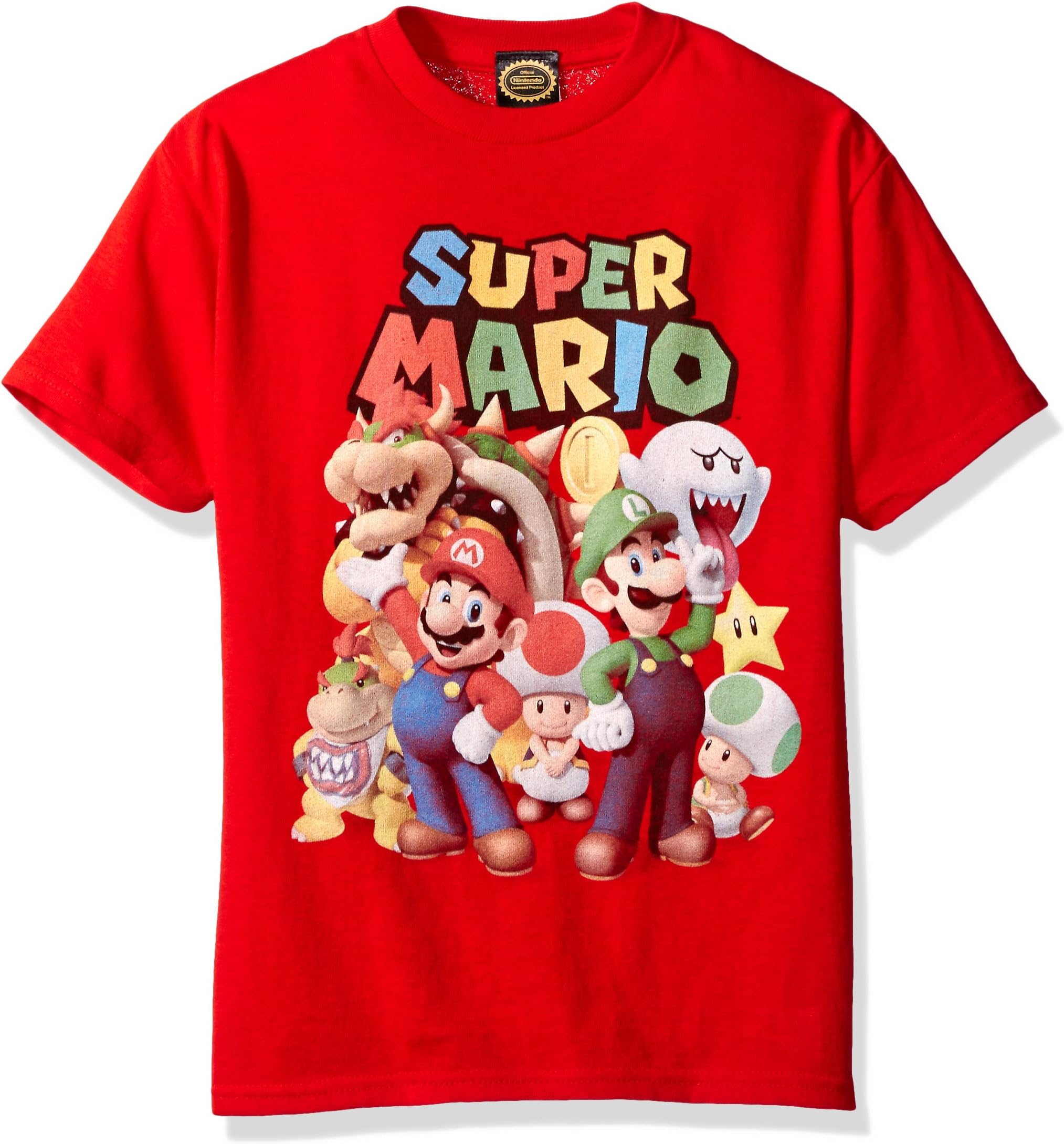 Boy's Super Mario Groupage T-Shirt