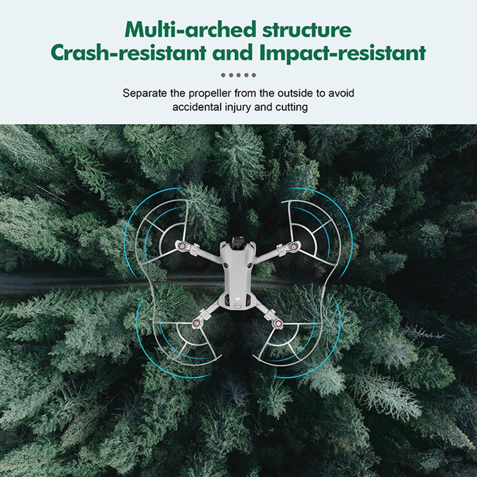 Anneau Protection Drone Dji Pour DJI MINI 5 PRO Protection Hélice Housse ABS Protection Protection Hélices Drone