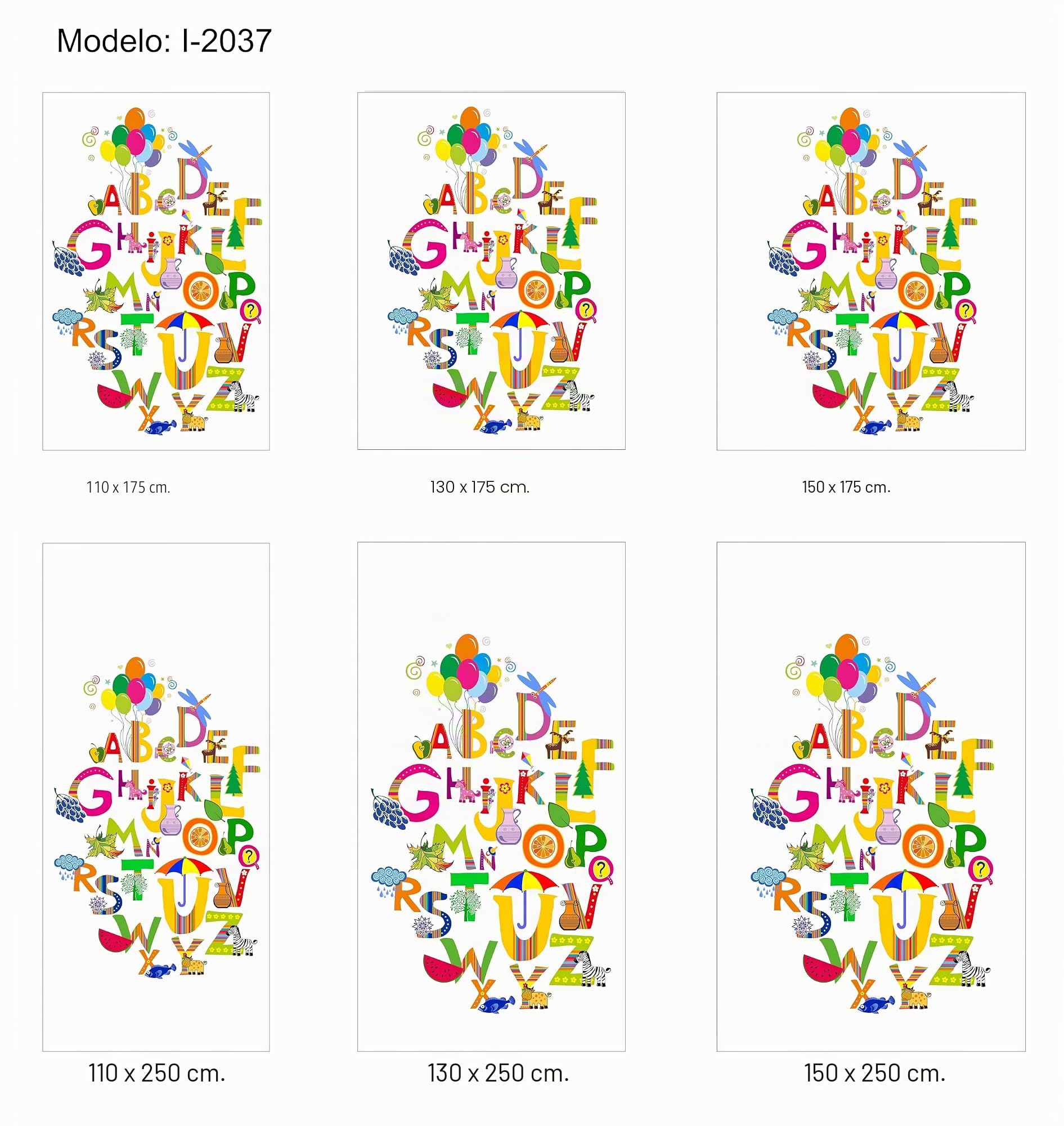 Estoralis | Infantiles | Estor Enrollable Diseño Moderno | Translúcido Estampado Digital | Modelo I-2037 | 150 x 255 cm (Ancho/Alto) Tamaño Tela 147 x 250 cm | Estores para Ventanas y Puertas