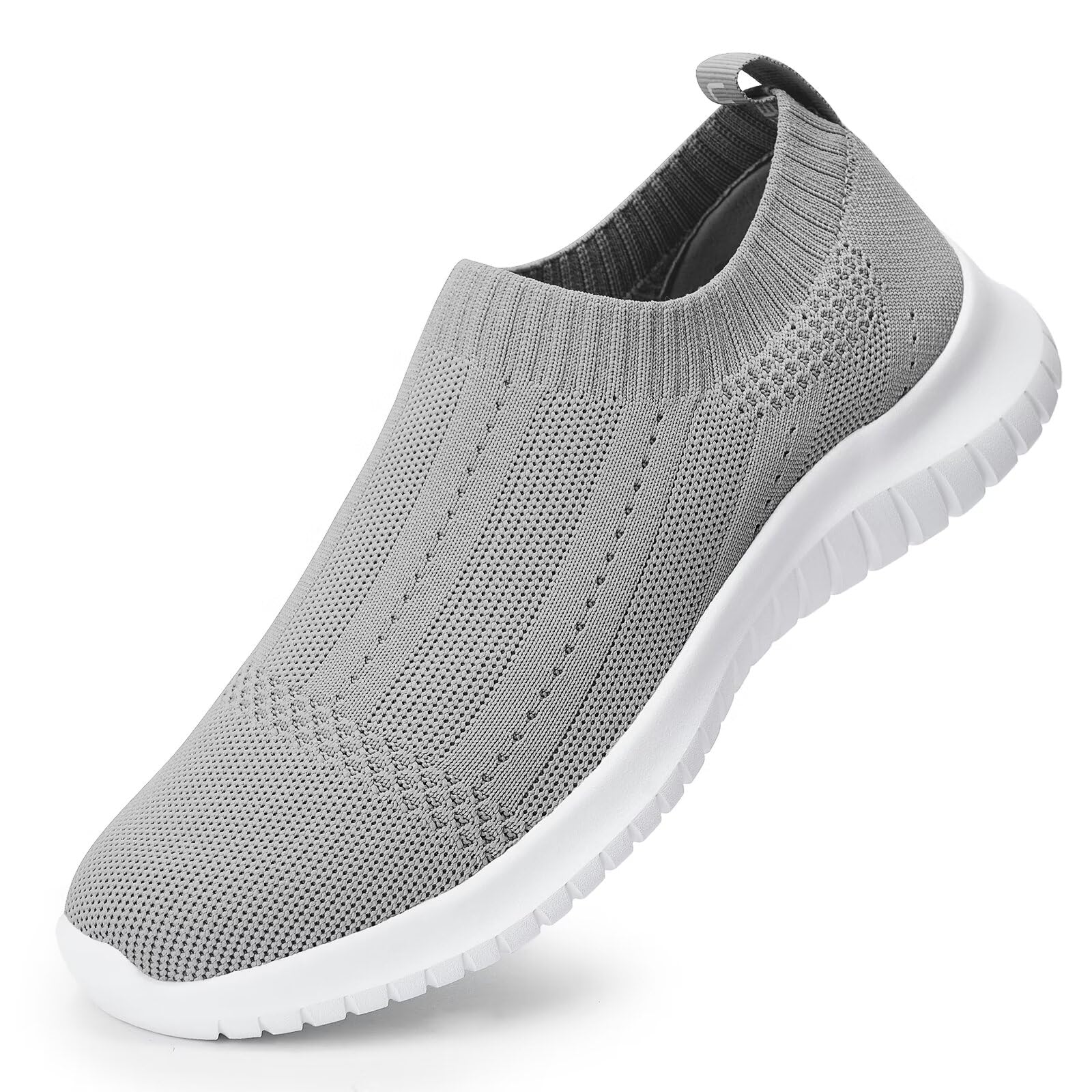 konhill Women's Slip On Sneakers Non Slip Walking Shoes Breathable Mesh Work Casual Lightweight Tennis Workout Shoes