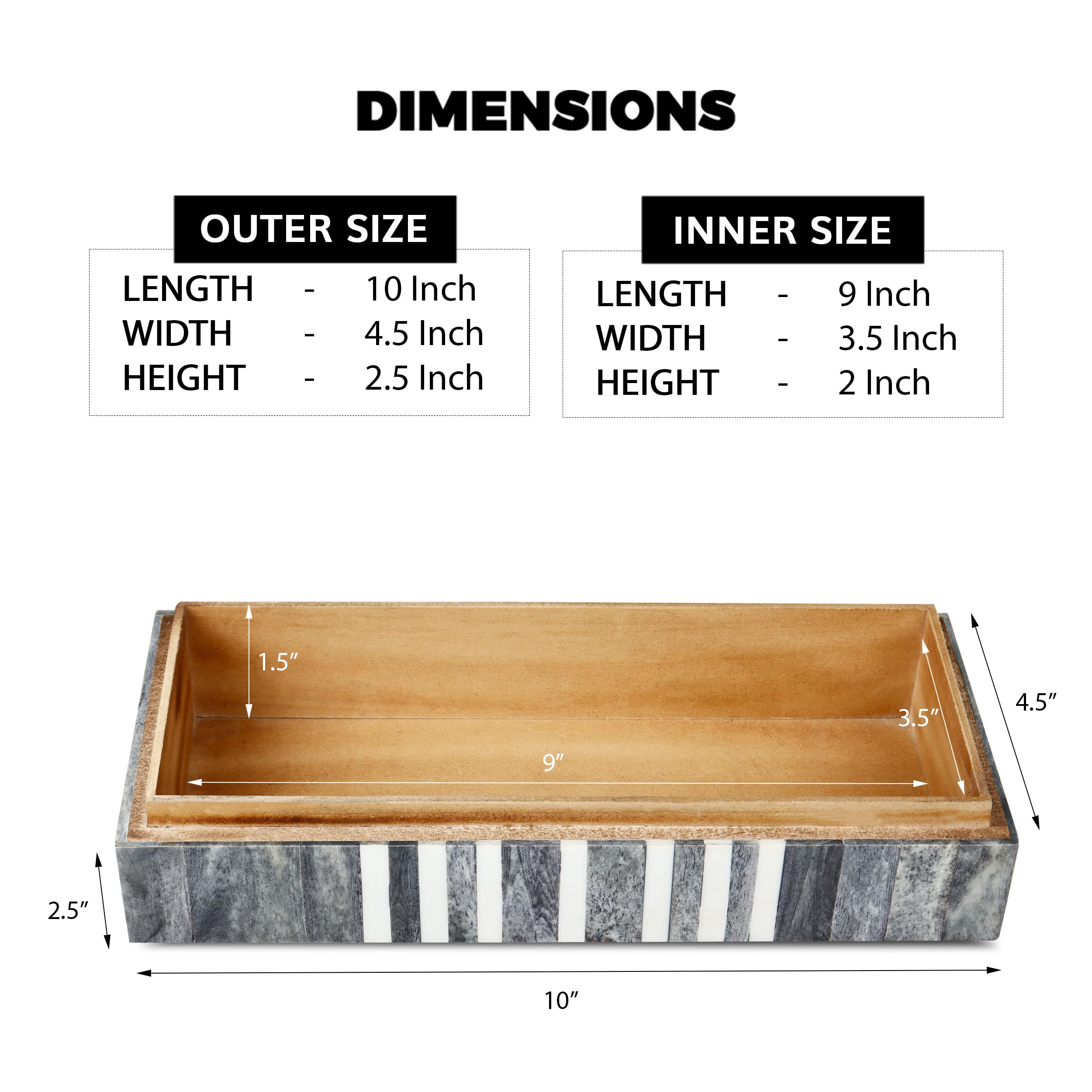 Handicrafts Home Decorative Storage Box with Lid, Patisserie Cafe Stripe Pattern Coffee Table Storage Box Organizer - Image 2