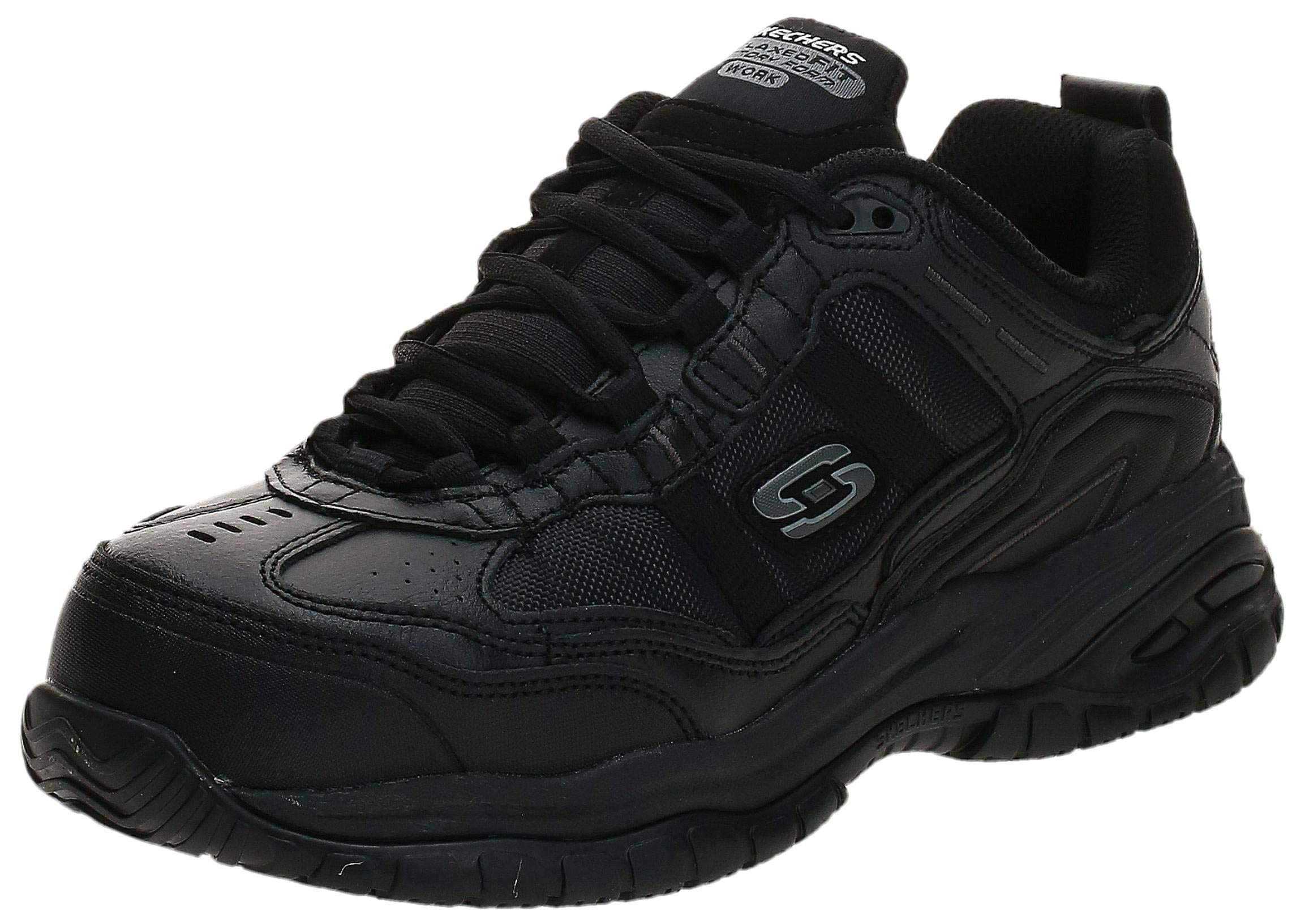 SkechersMen's Soft Stride Grinnel M Industrial Shoe, Black, 39 EU