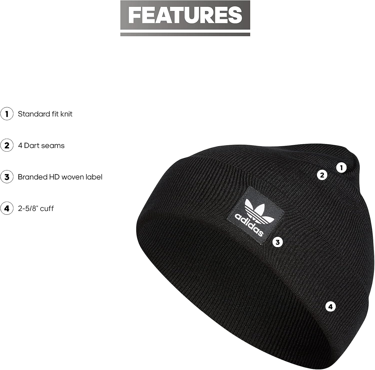 adidas Originals Unisex-Adult Unisex Originals Grove Beanie - Image 2