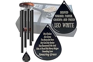 Amazing Grace Personalized Memorial Wind Chimes