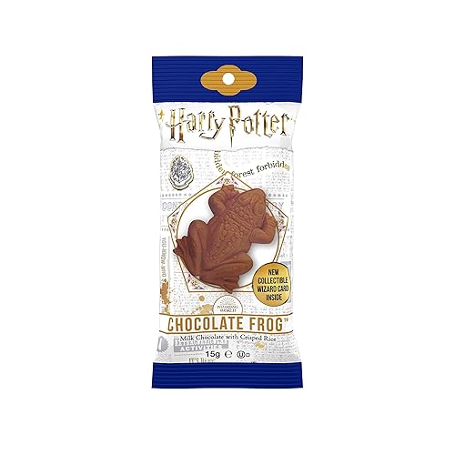 Harry Potter - Rana de chocolate con leche con tarjeta coleccionable de mago de 055 onzas