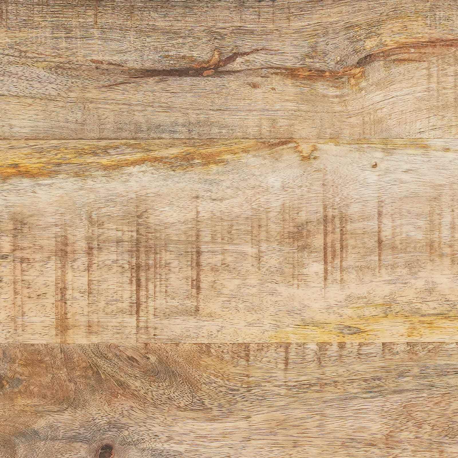 Mueble de almacenamiento de madera, mango macizo, 80 x 33,5 x 46 cm, con