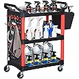 Chemical Guys ACC618 Soft Stool Ultimate Rolling Detailing & Utility Cart, (For Cars, Trucks, SUVs, RVs, Home, Garden, Garage & More) 15' 1/2" x 8' 3/4" x 18' 1/2" - Black