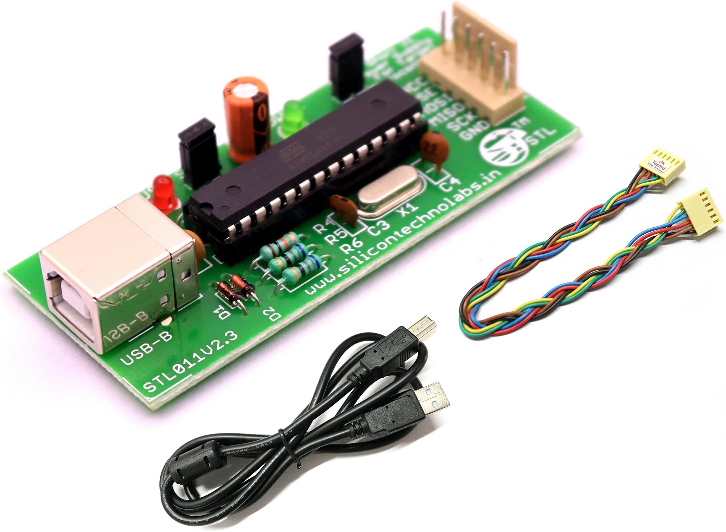 ATMEL 8051 AVR USB ISP Programmer Support AT89S51,AT89S52,AT89Sxx,ATMEL ATmega,ATtiny Microcontrollers