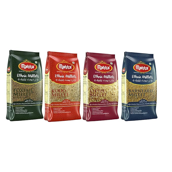 Buy Manna Mixed Millets Combo (Kodo Millet 500g Little Millet 500g