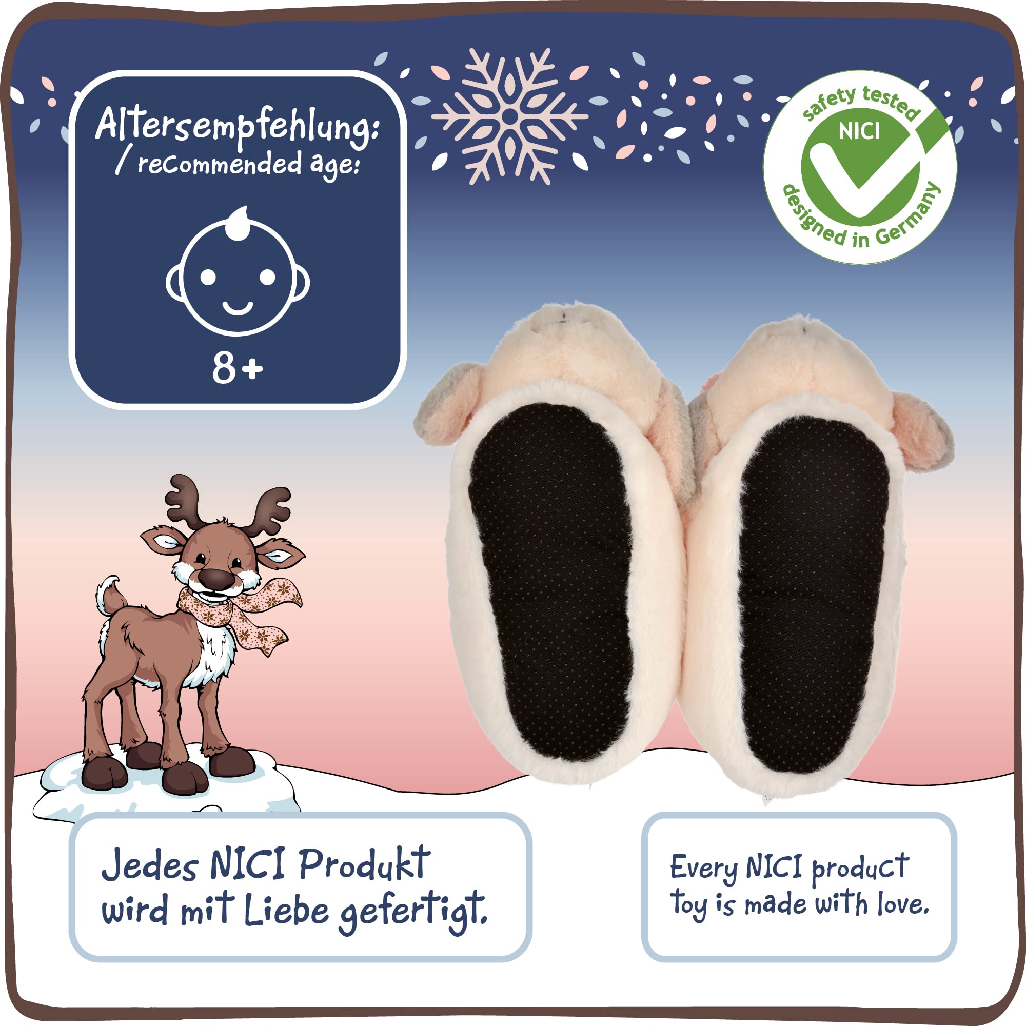 Best pantofole stivaletto bambino Top Sale Pantofole a stivaletto con nappine Bi