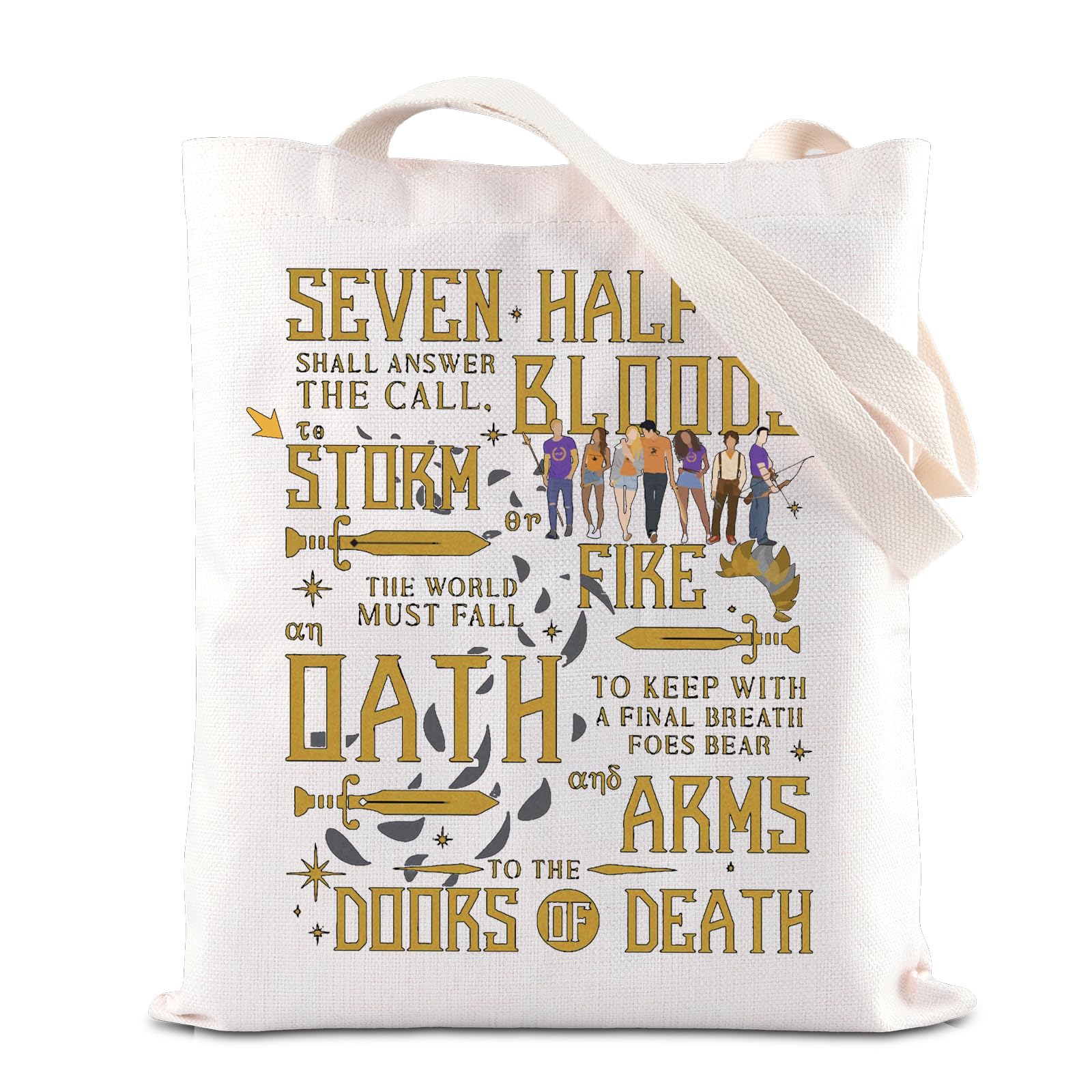 Fotap Camp Jupiter Tote Bag - Half Bloods Gift for Book Lovers - Heroes Lover Handbag