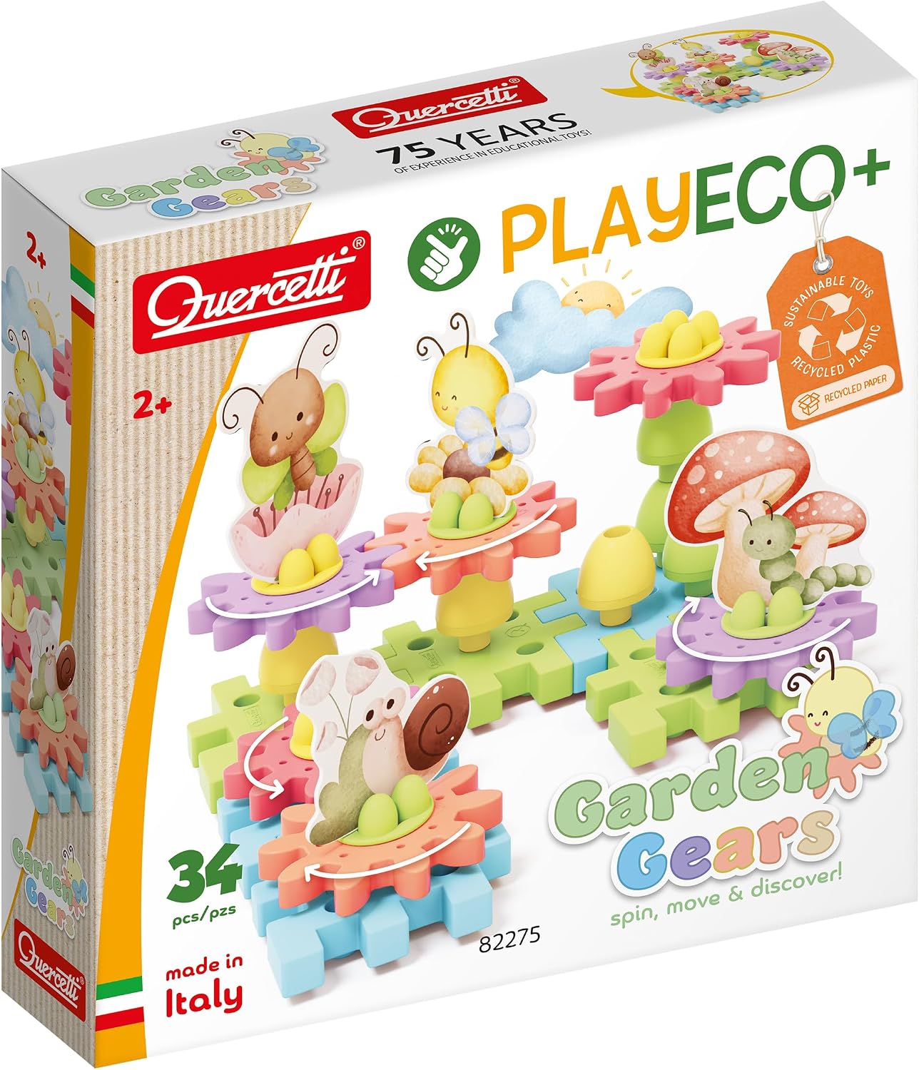 Quercetti - 82275 Garden Gears Eco