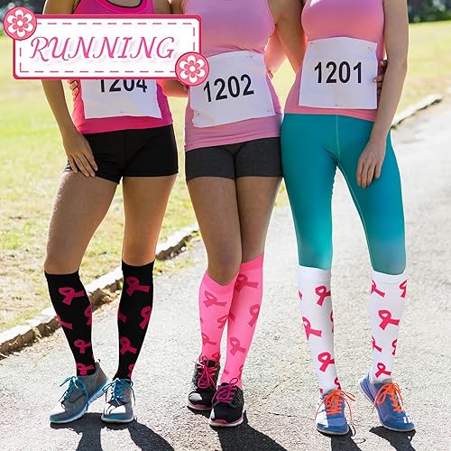 Miniatura 2 de Cindeer 3 pares de calcetines altos hasta la rodilla del día de San Patricio para mujeres y hombres