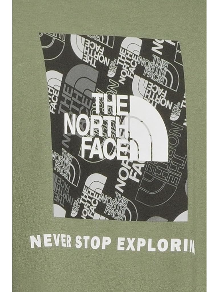 Olive The North Face Evolution Box Toss Fill Short Sleeve Tee Graphic