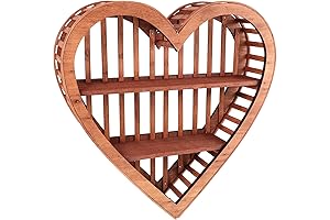 Uonlytech Heart Wall Shelf - Display Your Treasures with Love