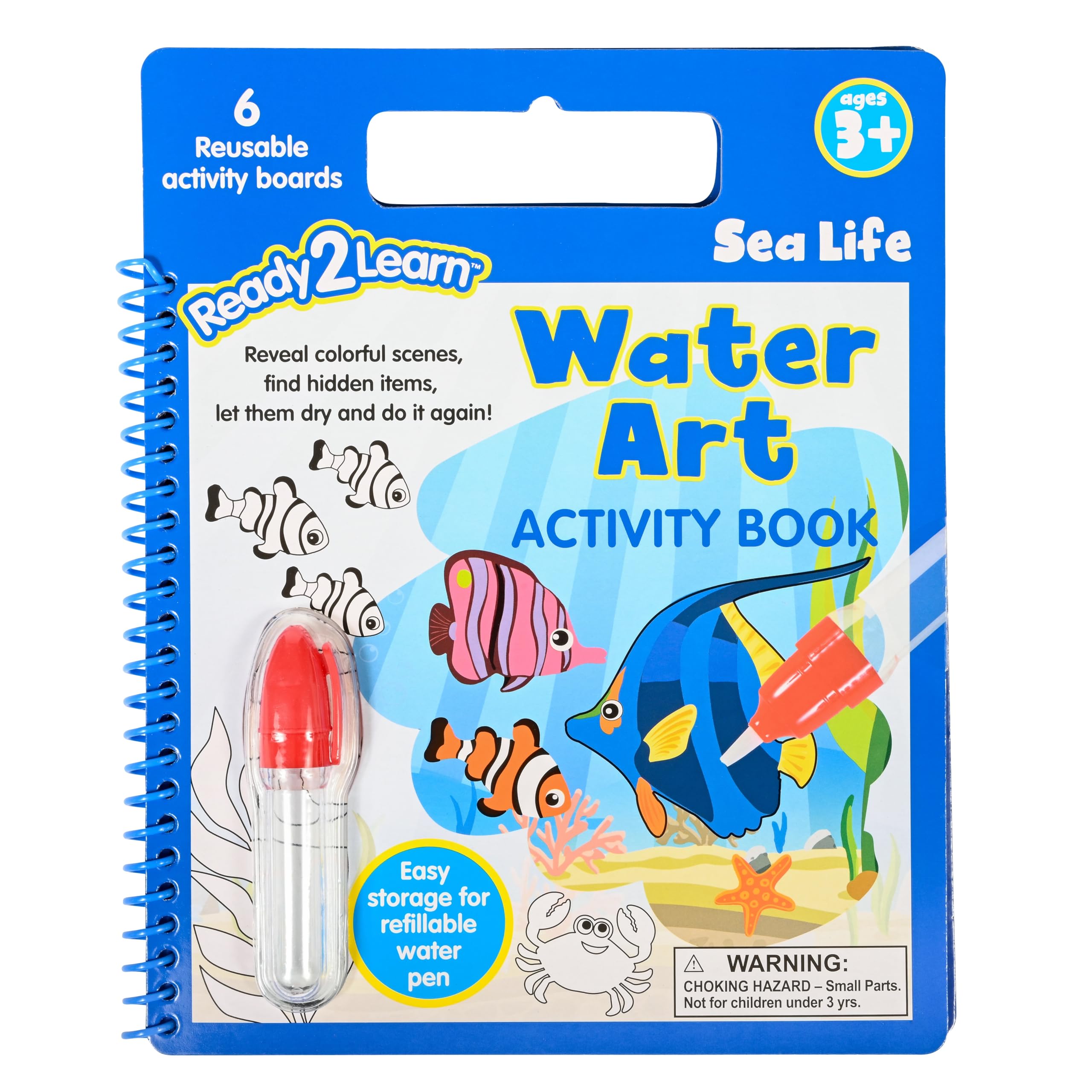 Water Art Activity Book - Sea Life