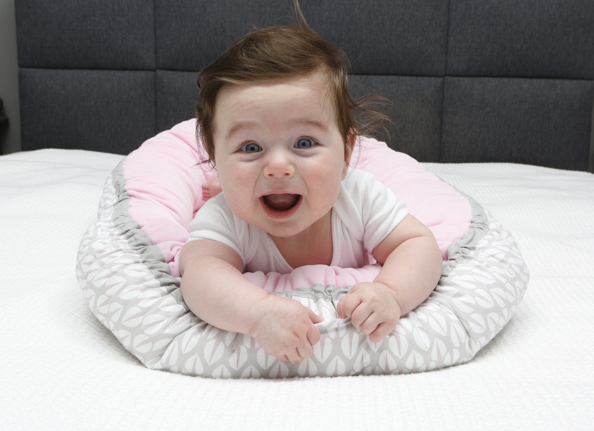 Bamboo Little Baby Nerzdecke – Rosa Wolken-Muster, 120x120 Cm, Superweich, Für Neugeborene & Babys