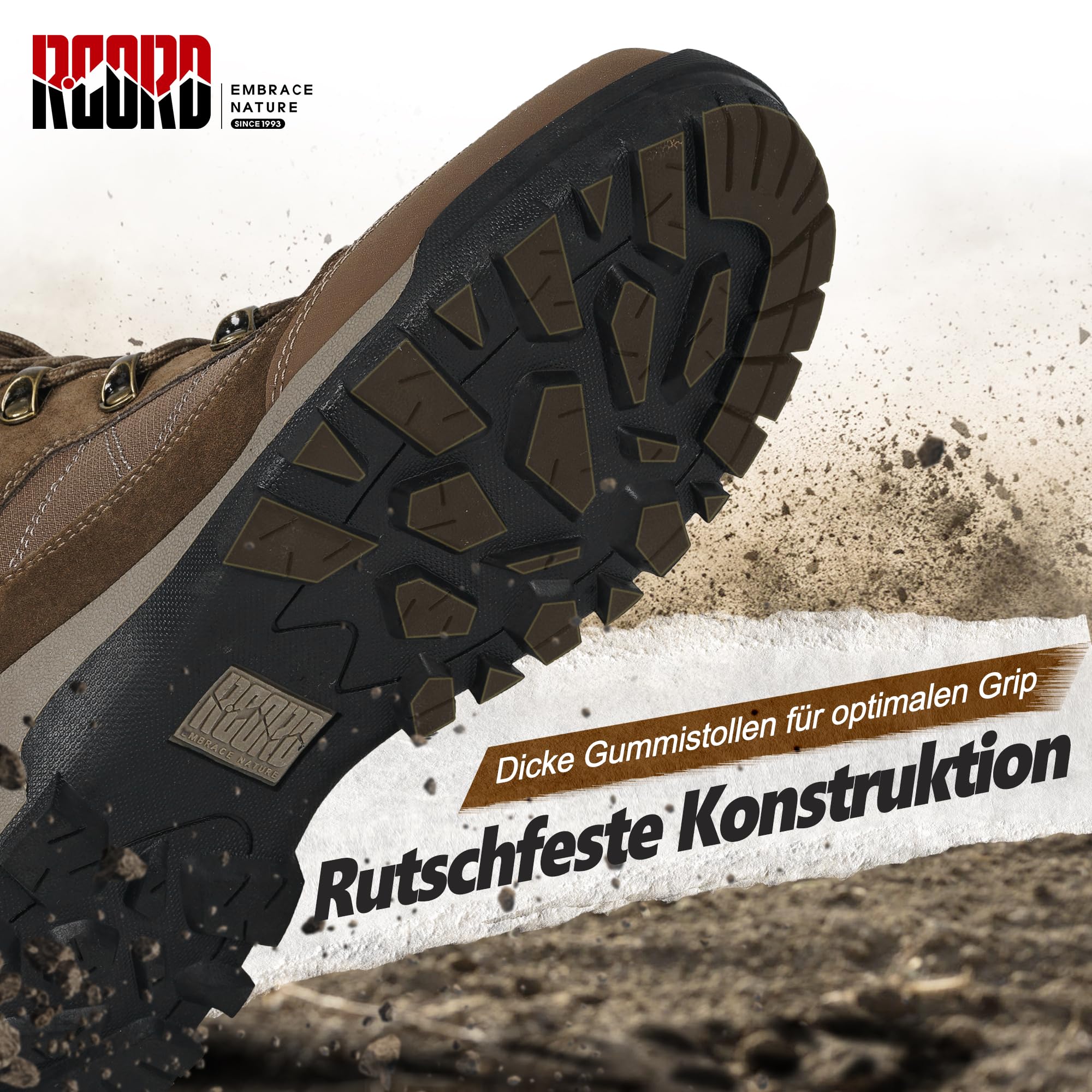 R CORD Wanderschuhe Damen wasserdichte Trekking & Wanderschuhe für Damen Outdoor Trekkingschuhe Damen Wanderschuhe Wasserdicht