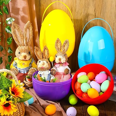 Four Pack of Jumbo 10-Inch Easter Eggs