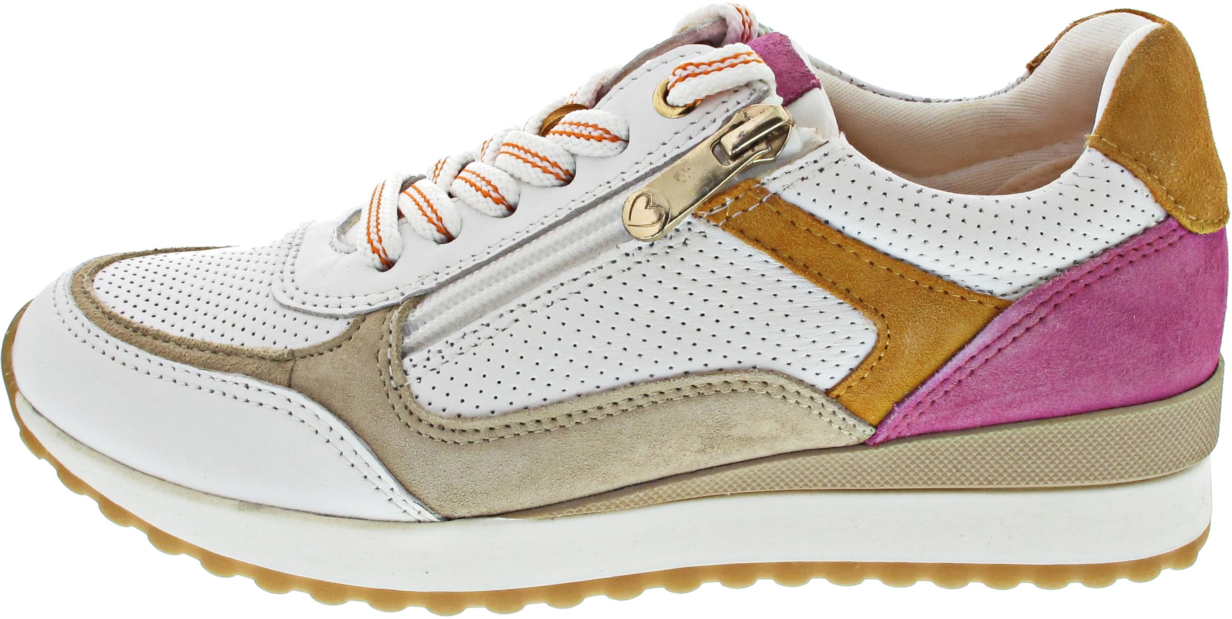 MARCO TOZZI Women's Damen Sneaker 2-23719-44, White Pink, 5 UK