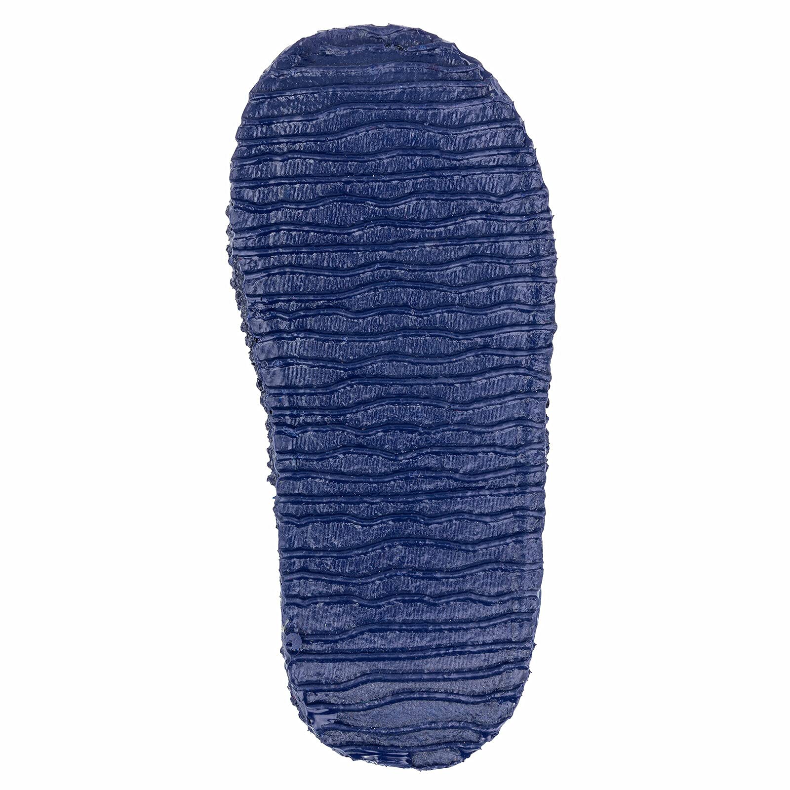 Giesswein Pantofole per bambini - Scarpe da casa bimbi in cotone morbido, blu scuro