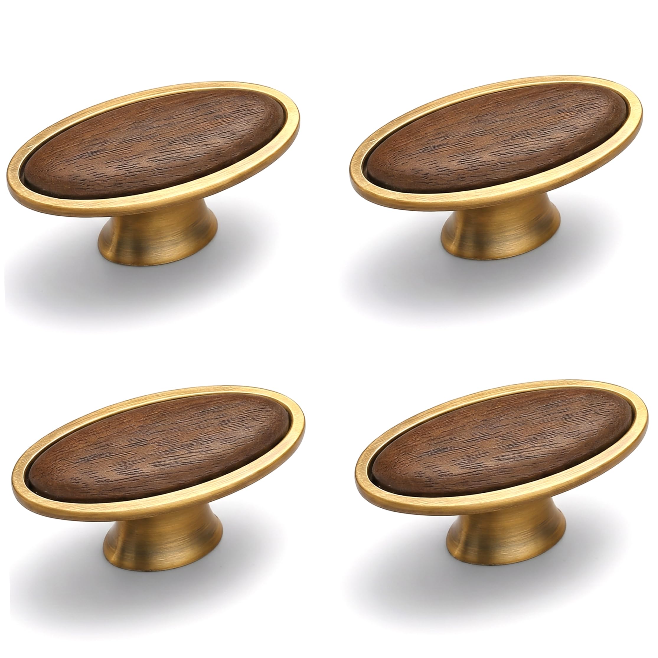 Tiradores retro y pomos de madera para muebles, cómodas y mesitas de noche