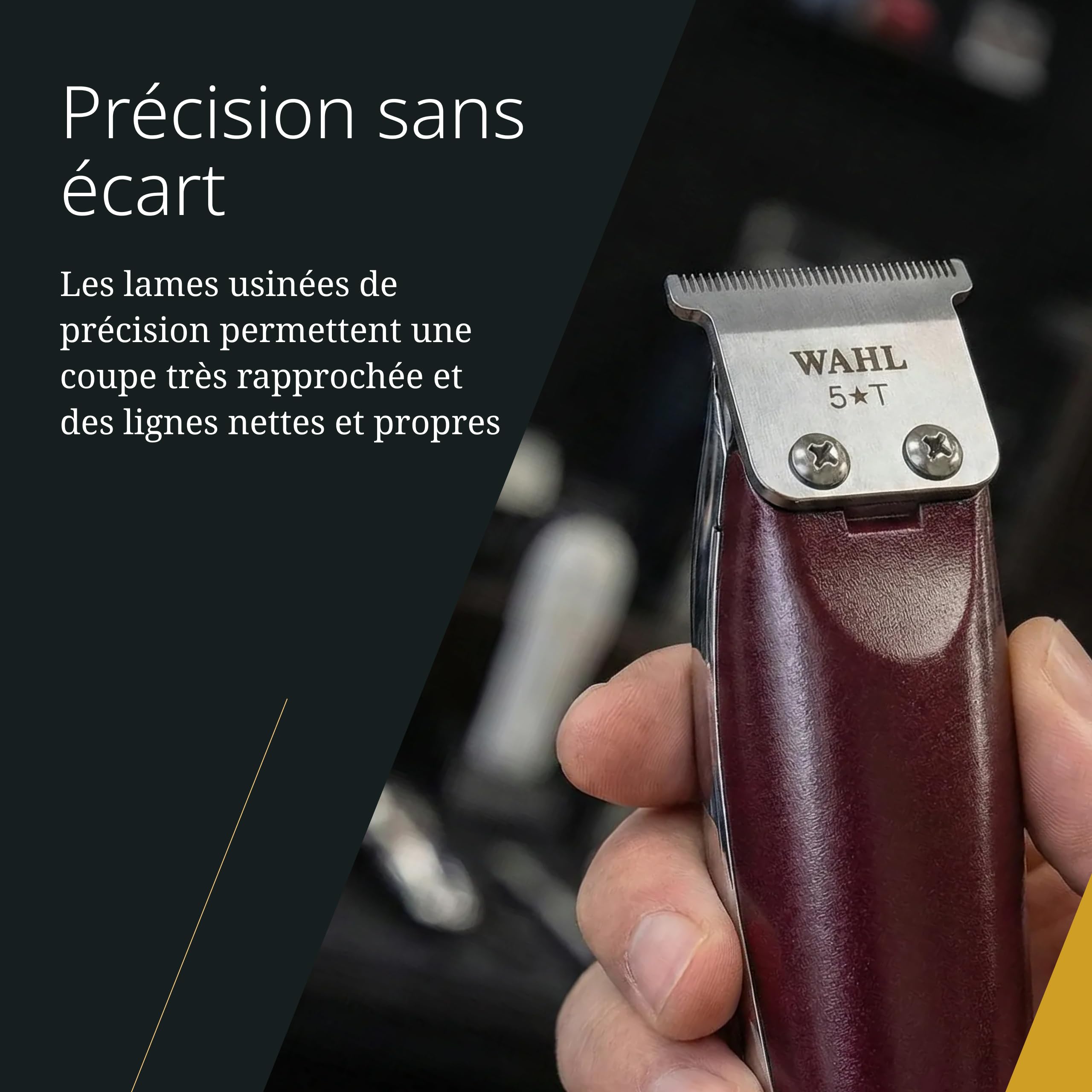 Wahl Pro A-Lign Lames de rechange pour tondeuse Acier à haute teneur en carbone ajustable à zéro écart Paquet de 12
