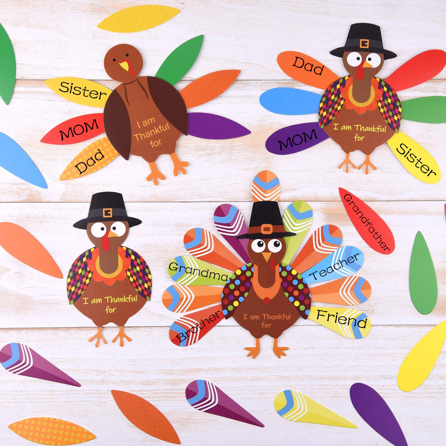 Thanksgiving Turkey Crafts | DIY Kits & Decorations - View #10