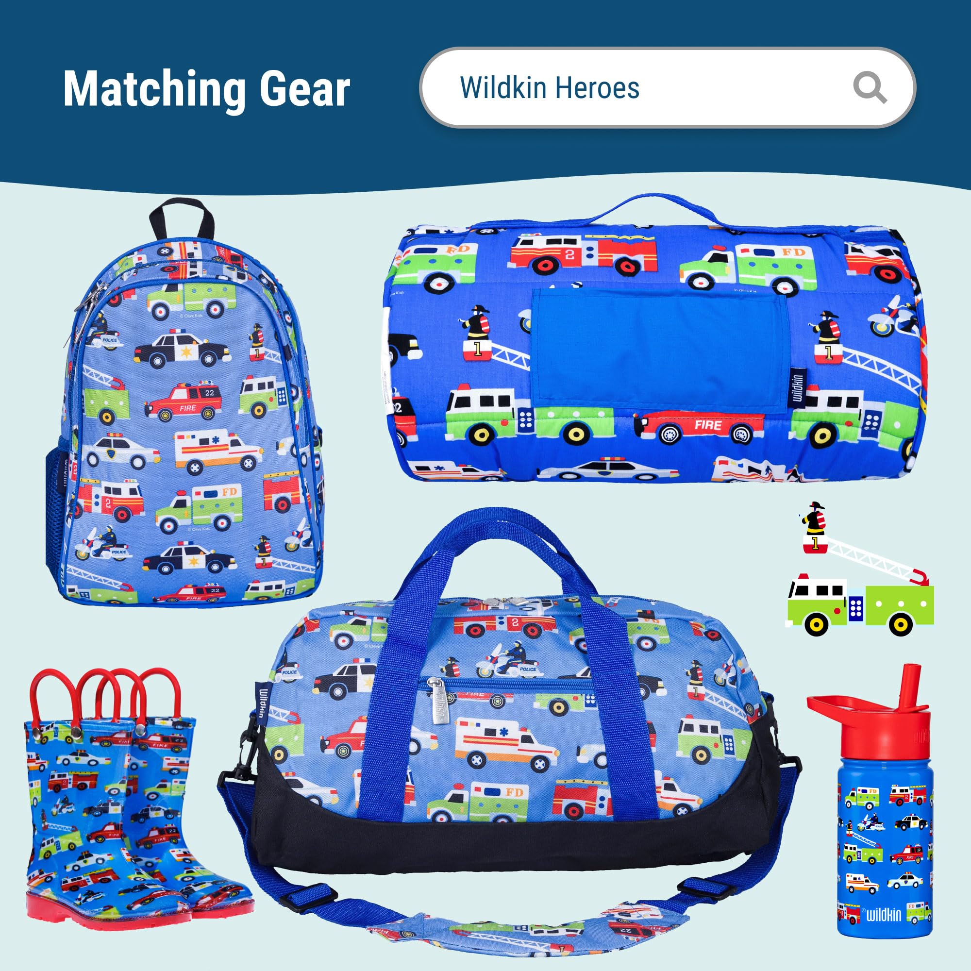 Wildkin Paquetes de hielo para niños (4 paquetes) para niños y niñas, perfectos para guardería y preescolar, paquetes de hielo delgados y reutilizables, mantiene los almuerzos frescos y frescos para